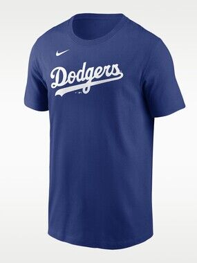 Nike Royal Blue Tee with White Logo